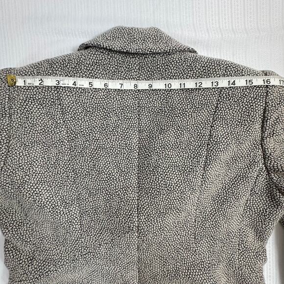 GIORGIO ARMANI Size 48 Bouclé Textured Blazer Classic Italian Luxury Old Money - Picture 4 of 8